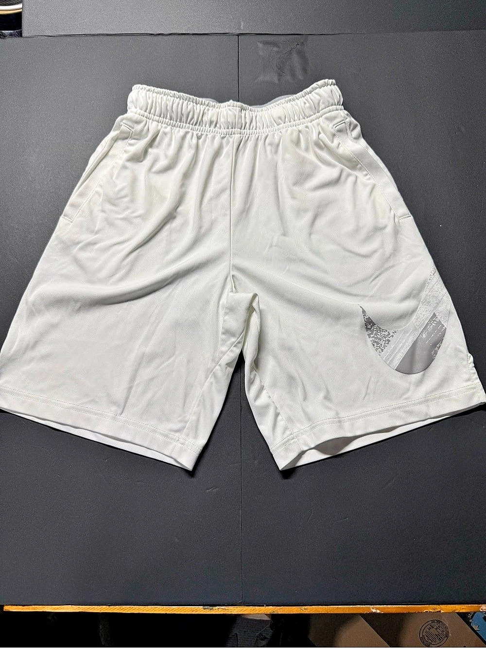 Nike Dri-FIT White Athletic Shorts